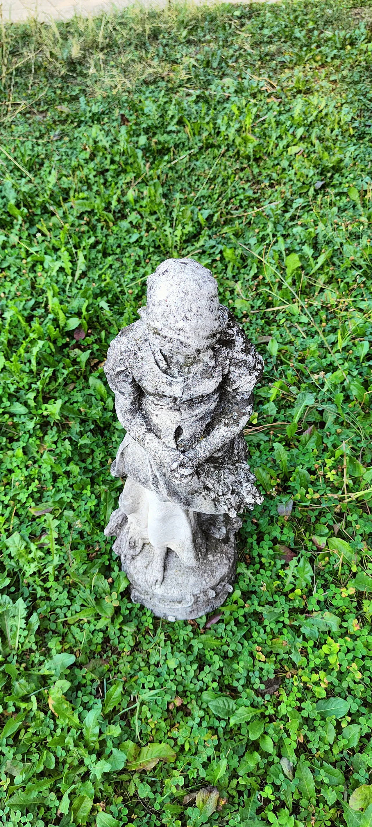 Statue with column, 1960s 10