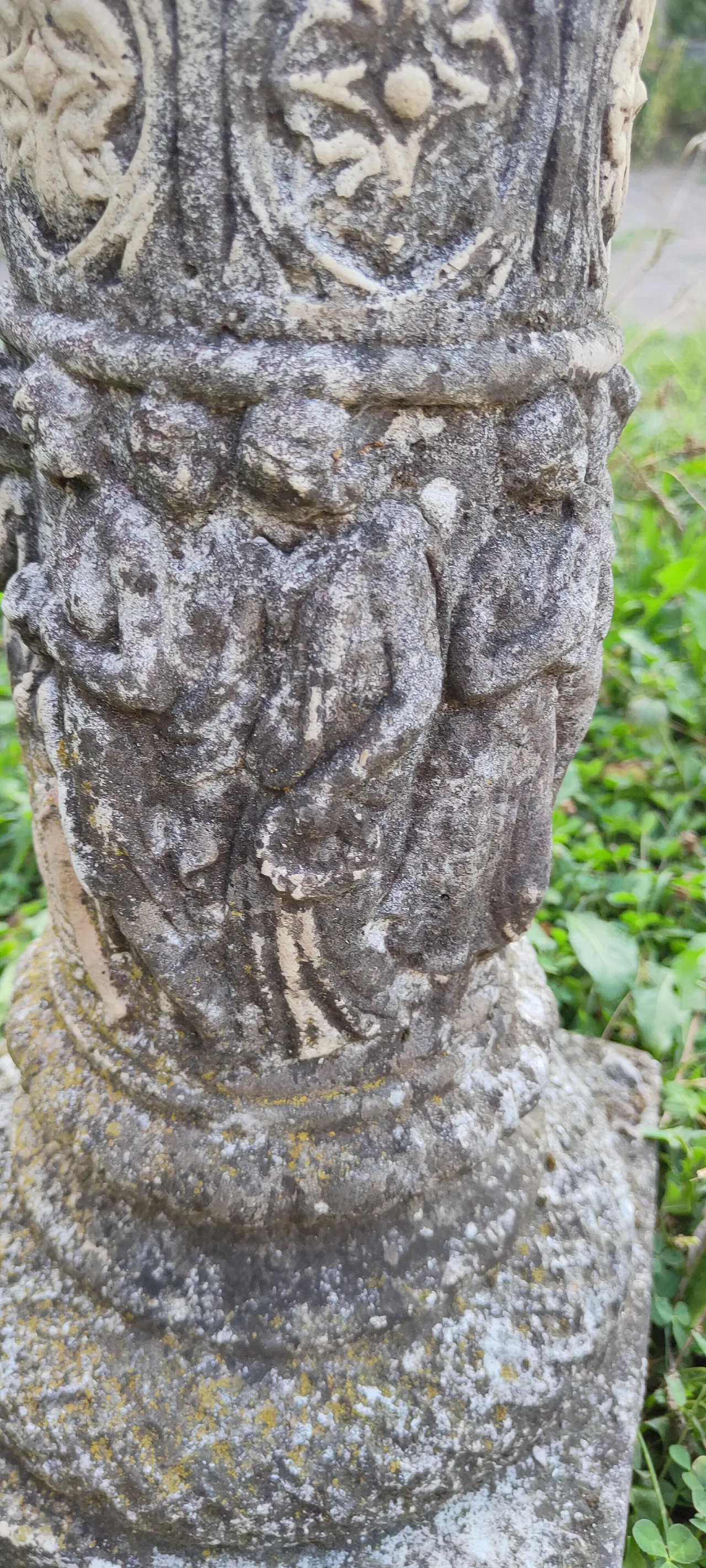 Statue with column, 1960s 22