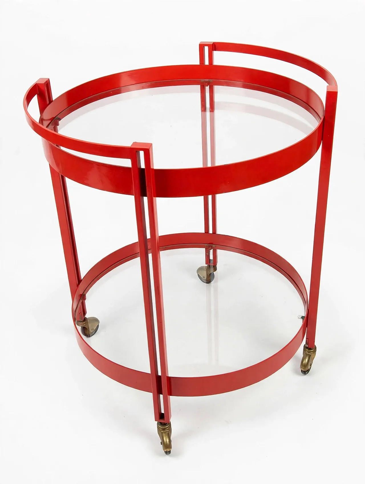 Bar cart fire red, 1970s 5