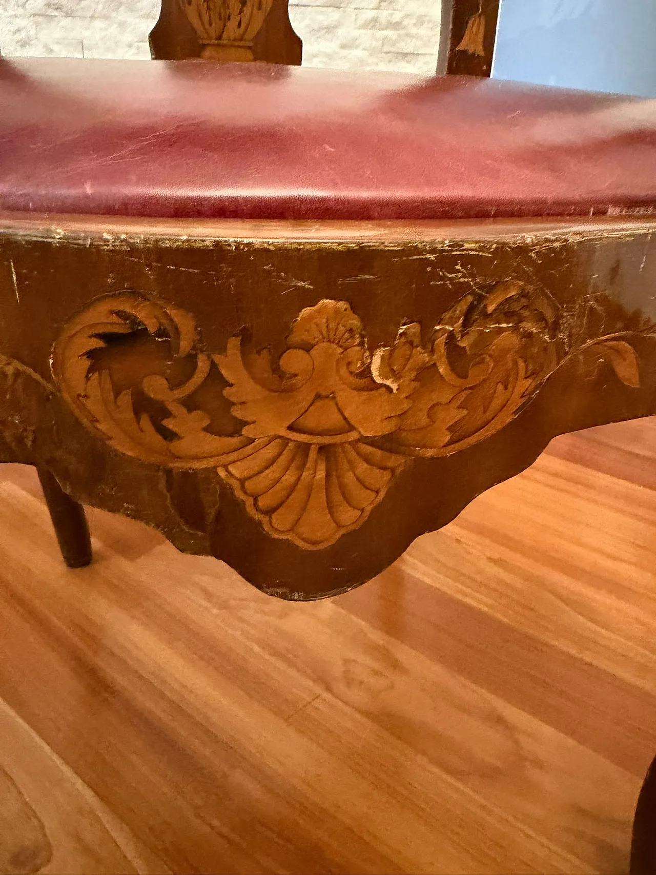 Dutch inlaid chair, 19th century 1