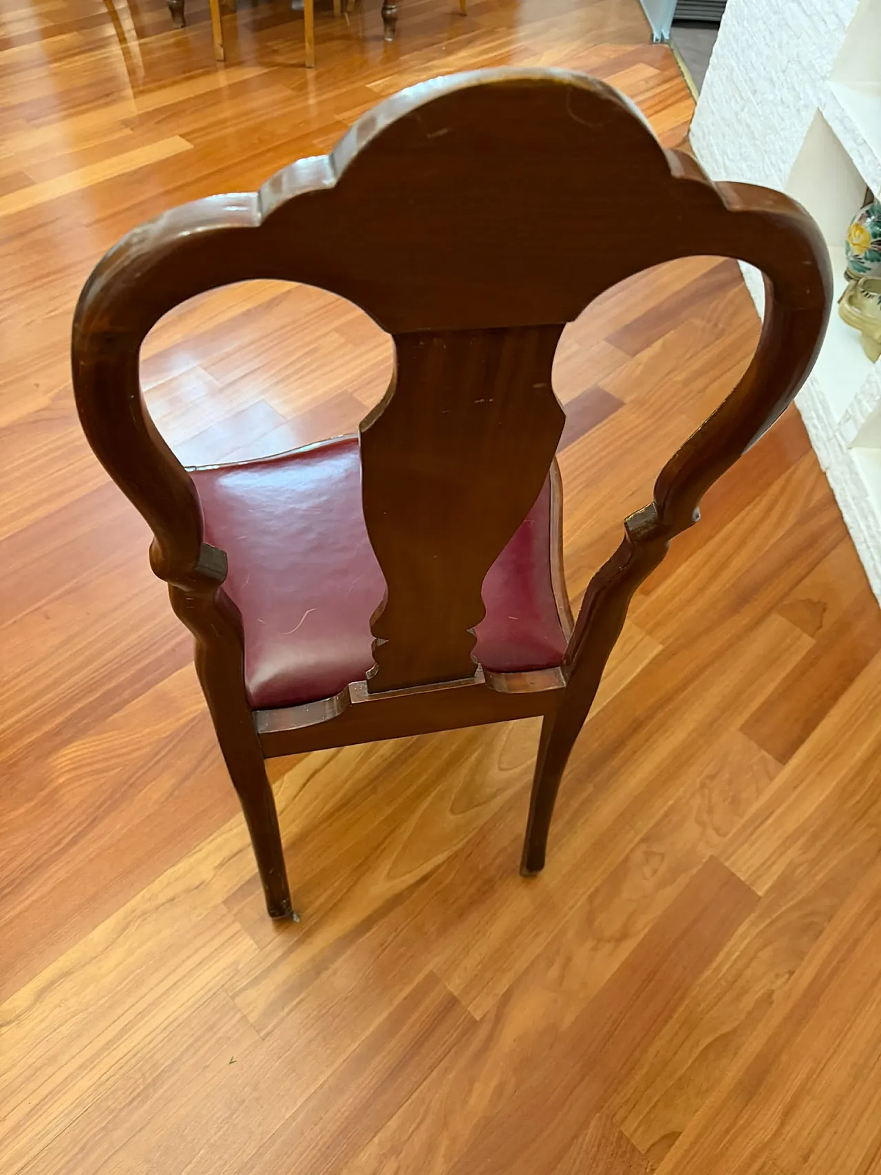 Dutch inlaid chair, 19th century 5