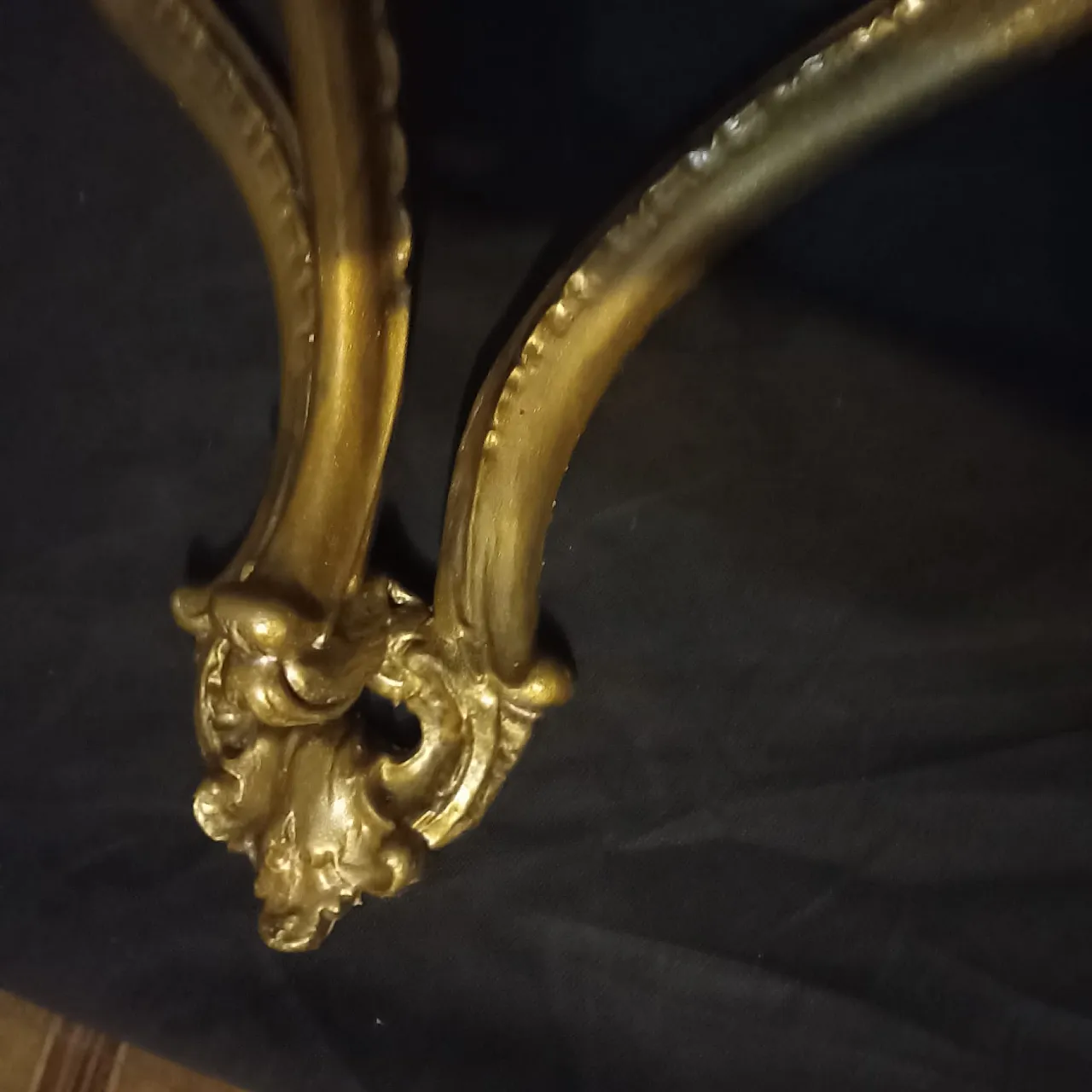 Carved and gilded wall console, late 19th century 6
