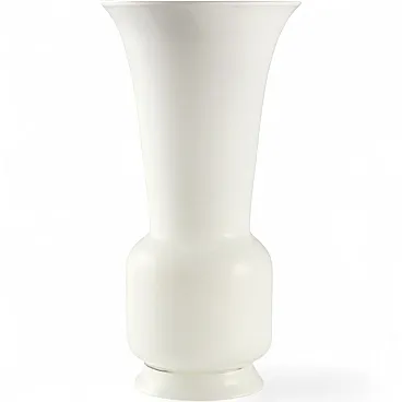 Vaso opalino bianco di Venini, '900