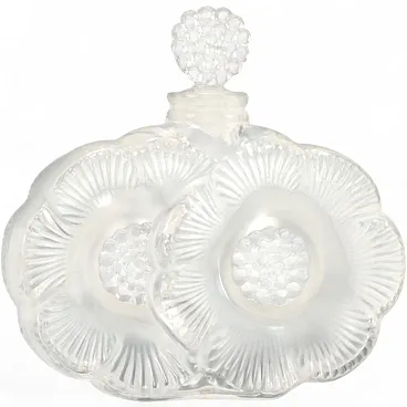 Deux Fleurs perfume bottle Lalique Paris, 20th century
