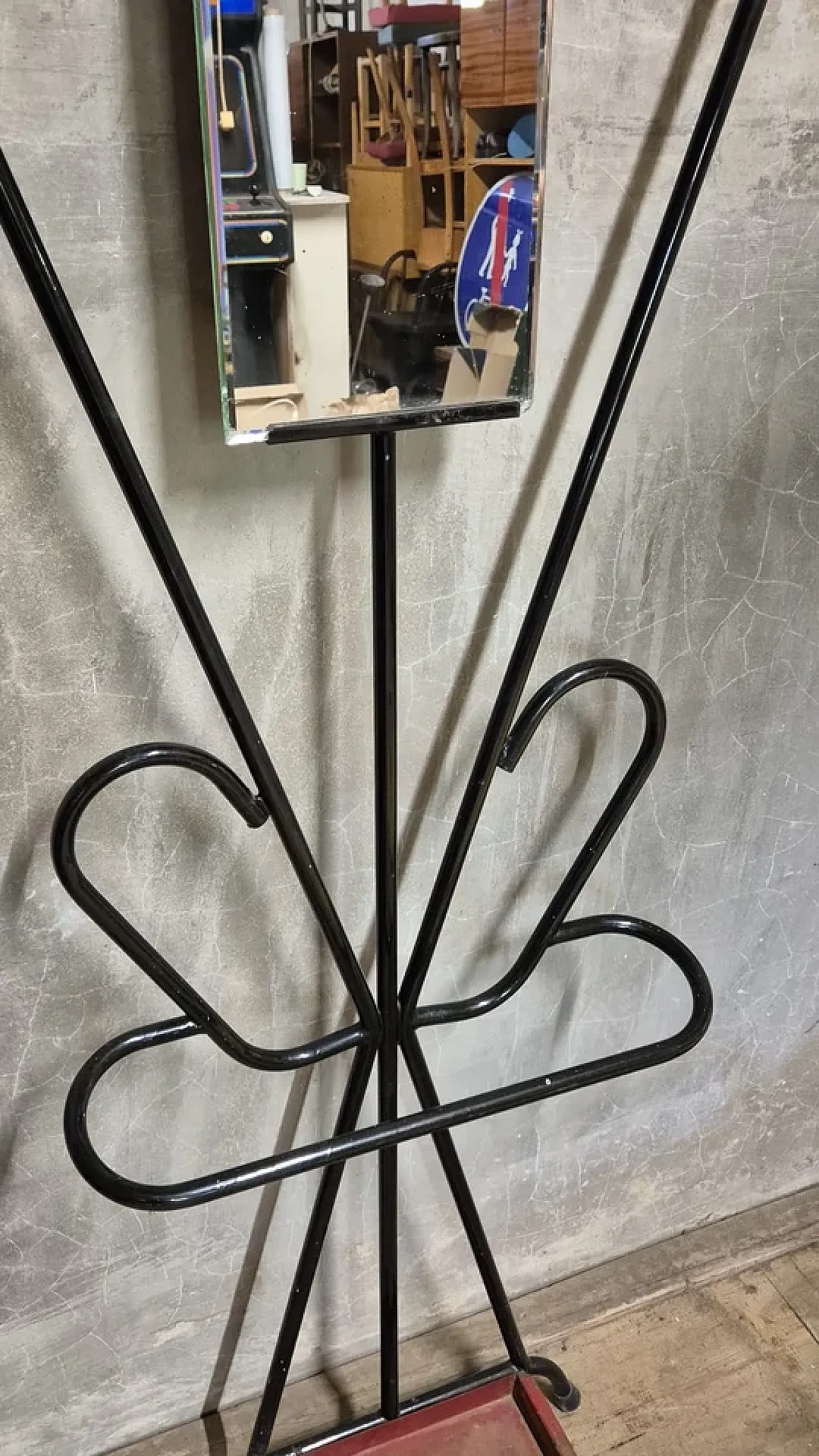 Coat rack attr. to Roger Feraud, metal with coloured spheres, 1970s 9