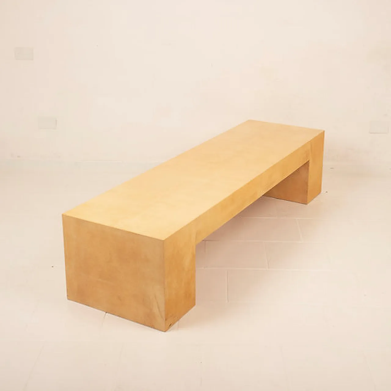 Giorgio Tura parchment custom made coffee table for Tura Milano, 1970s 3