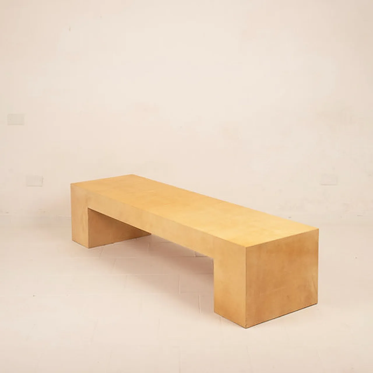 Giorgio Tura parchment custom made coffee table for Tura Milano, 1970s 11
