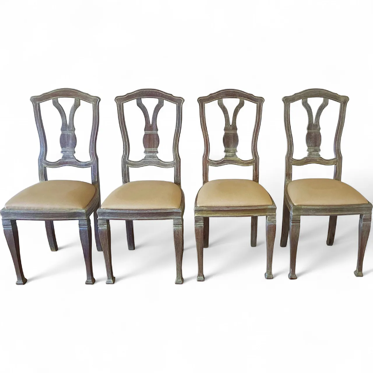 4 Dining chairs, 1960s 10