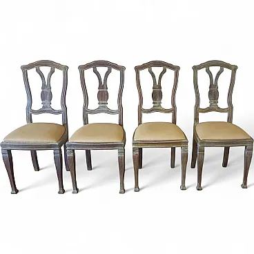 4 Dining chairs, 1960s