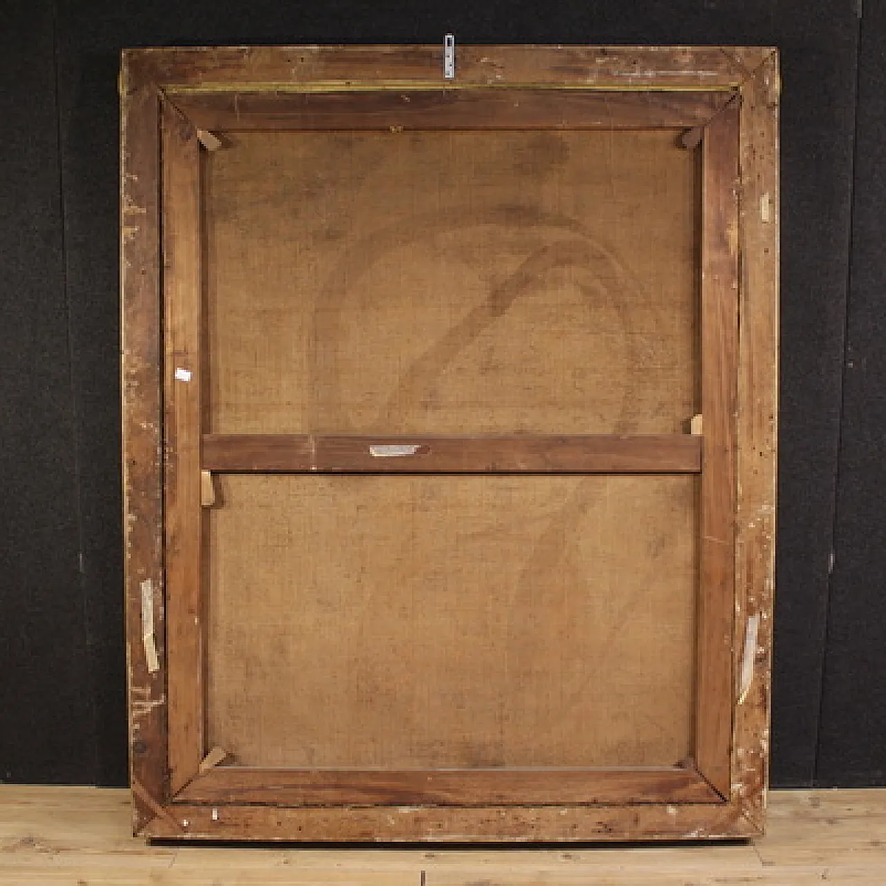 Grande quadro siglato FB e datato 1853, gli innamorati 4