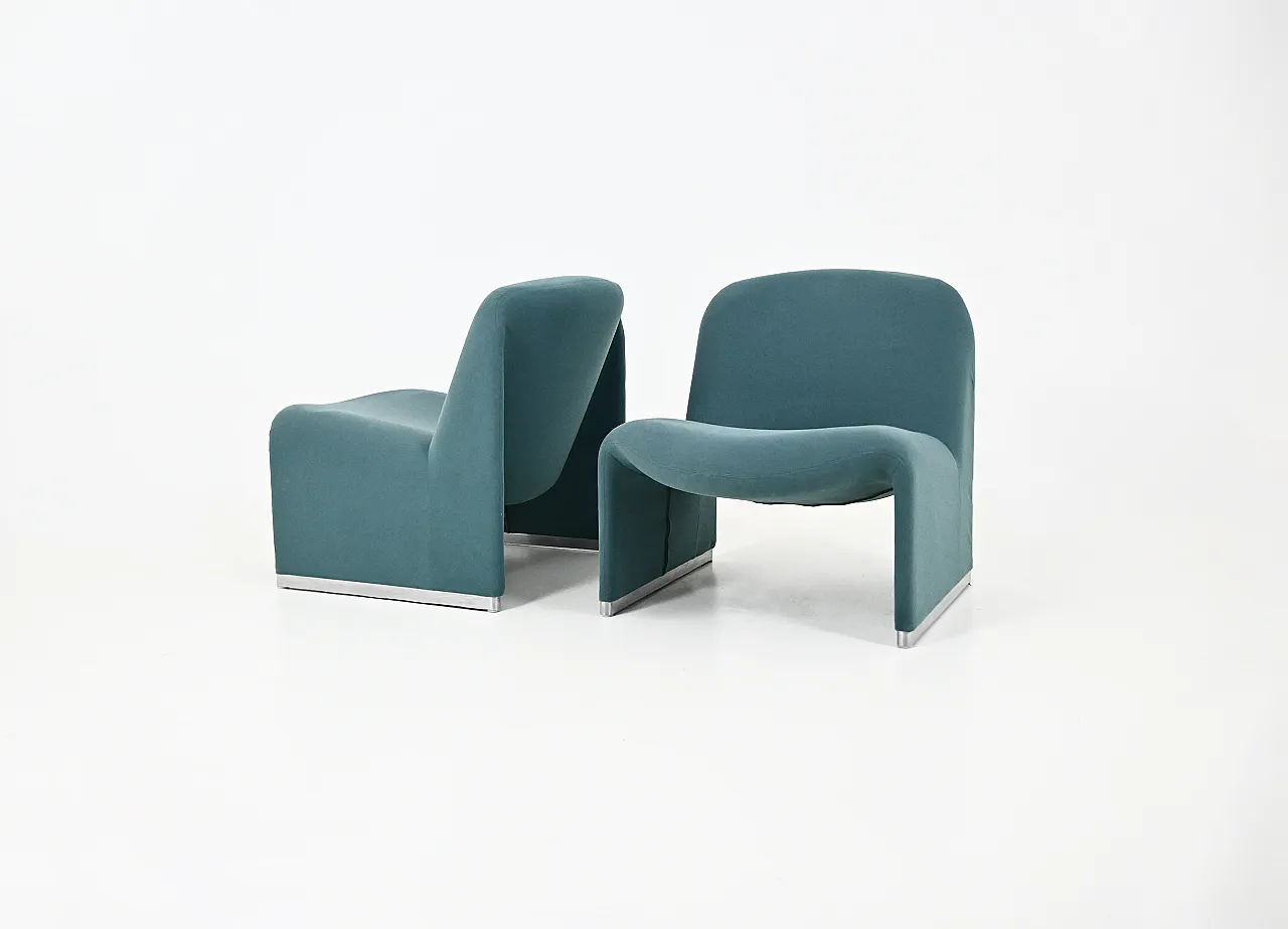 Pair of Alky Chairs by Giancarlo Piretti for Anonima Castelli, 1970s 1