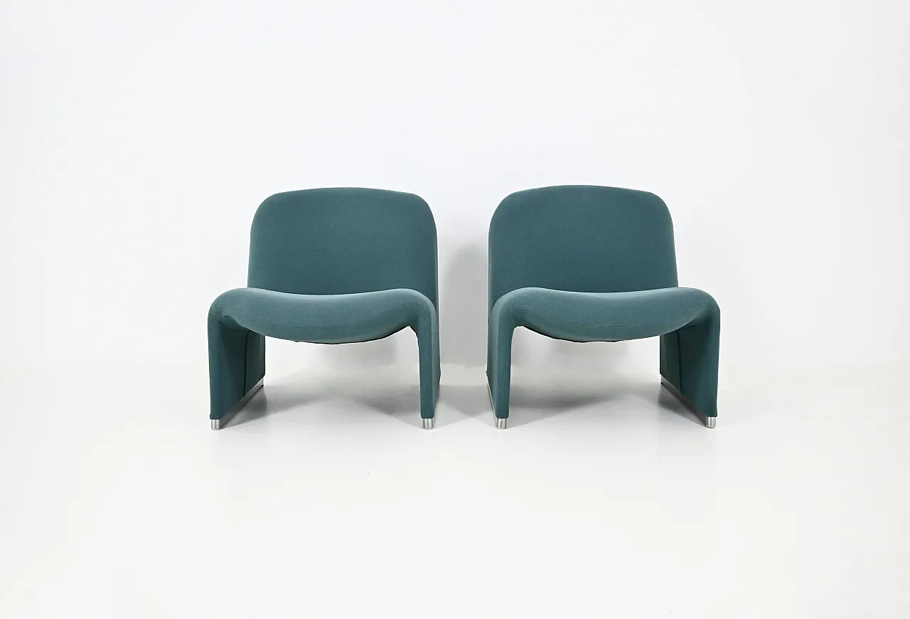 Pair of Alky Chairs by Giancarlo Piretti for Anonima Castelli, 1970s 3