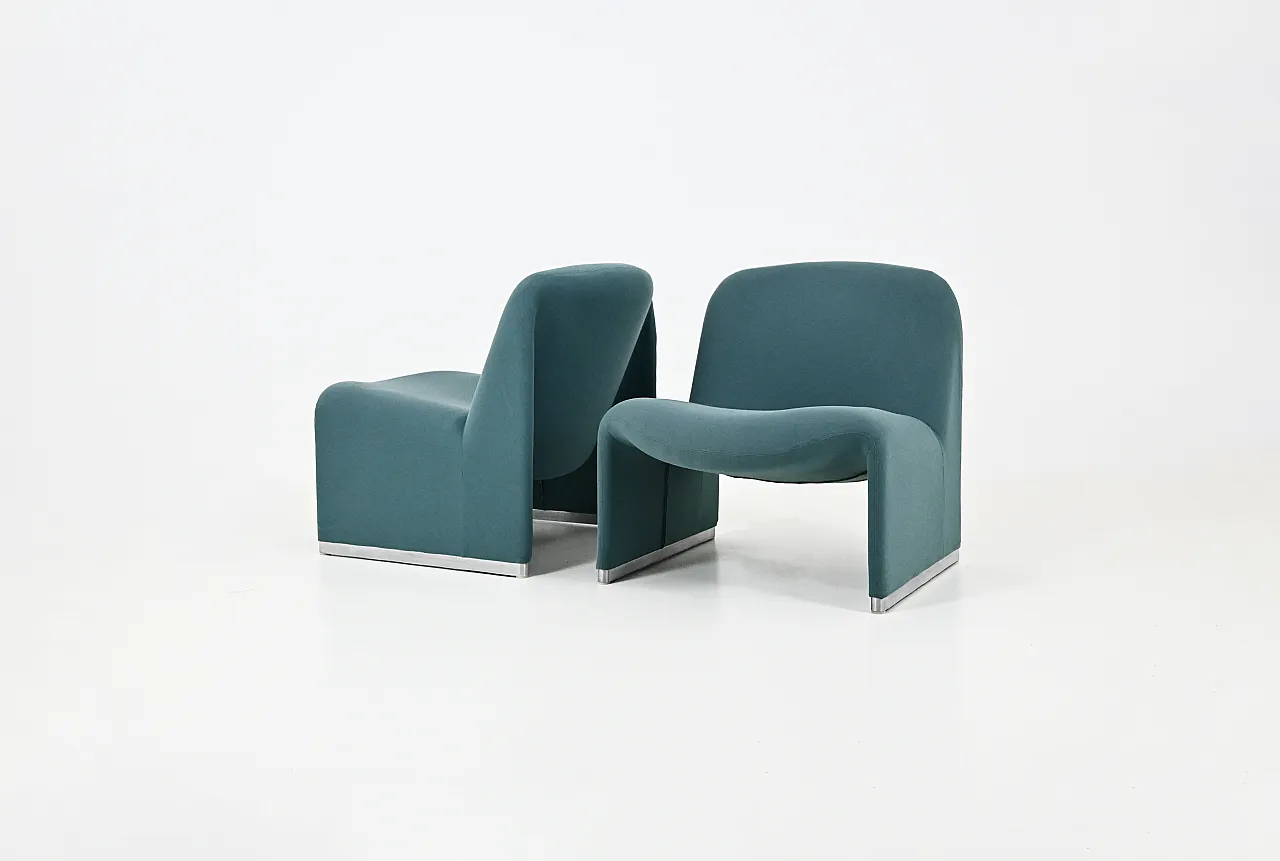 Pair of Alky Chairs by Giancarlo Piretti for Anonima Castelli, 1970s 1