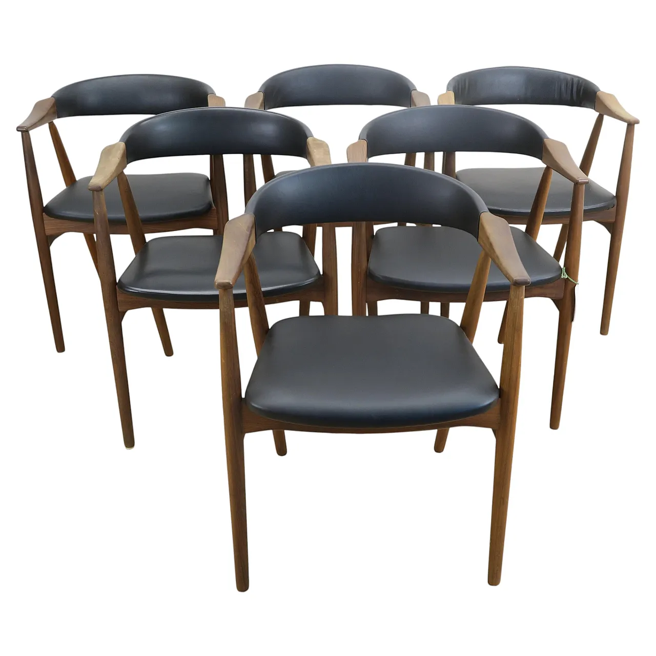 6 Model 213 chairs by Thomas Harlev for Farstrup, 1960s 1