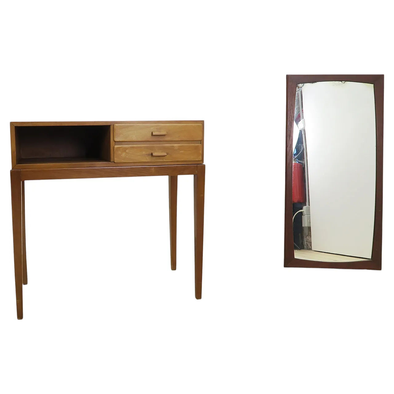 Mid-Century Danish beech entry table, 1960s 2