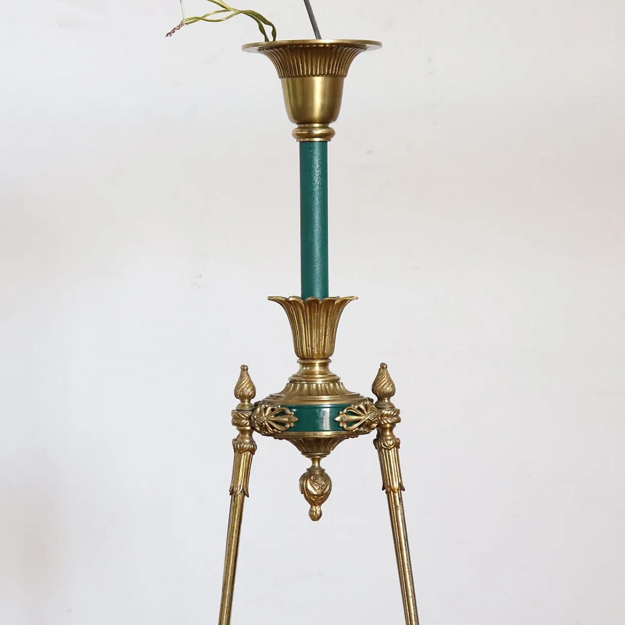 Maestoso lampadario 20 luci in bronzo, inizi '900 8