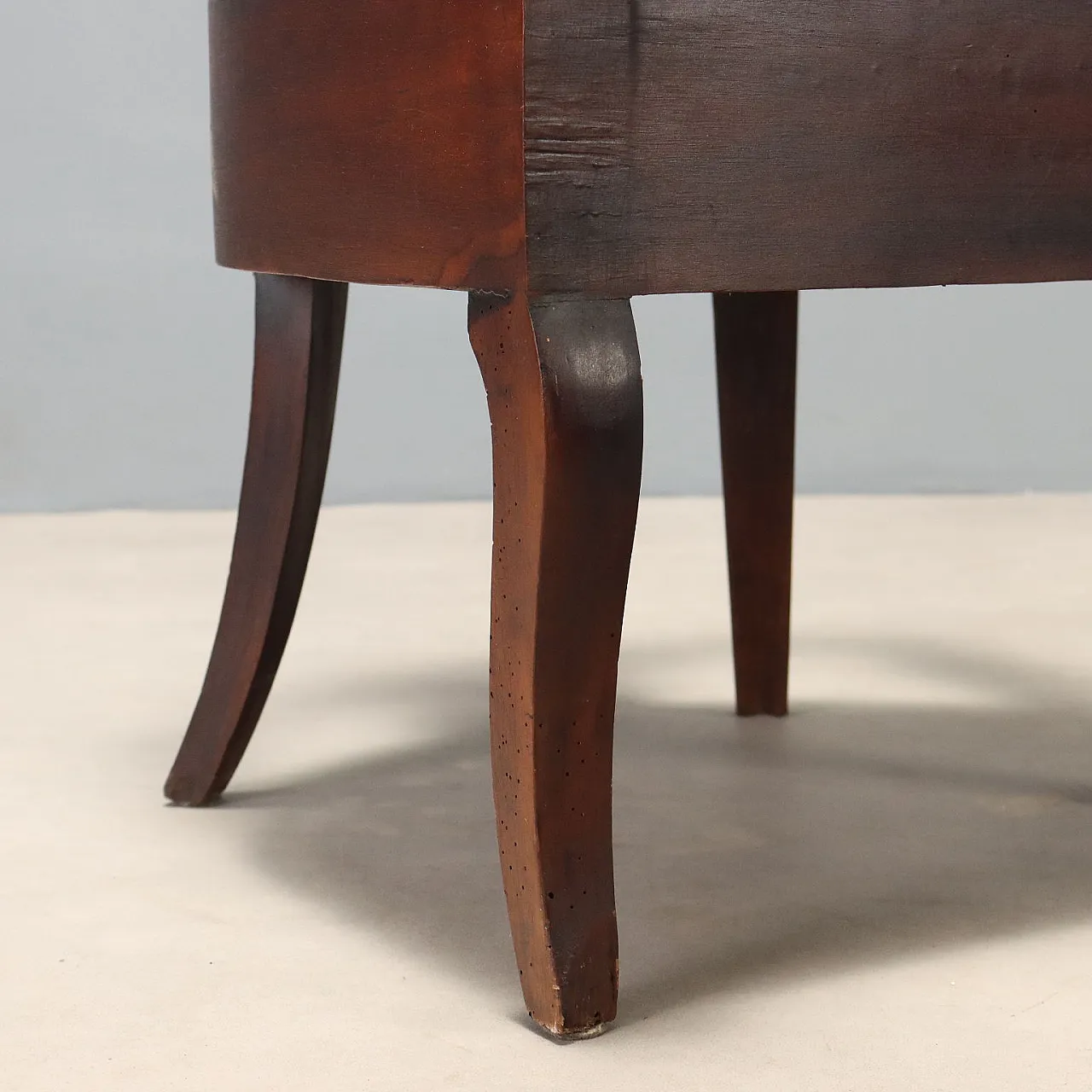 Restoration walnut armchair, 19th century 6