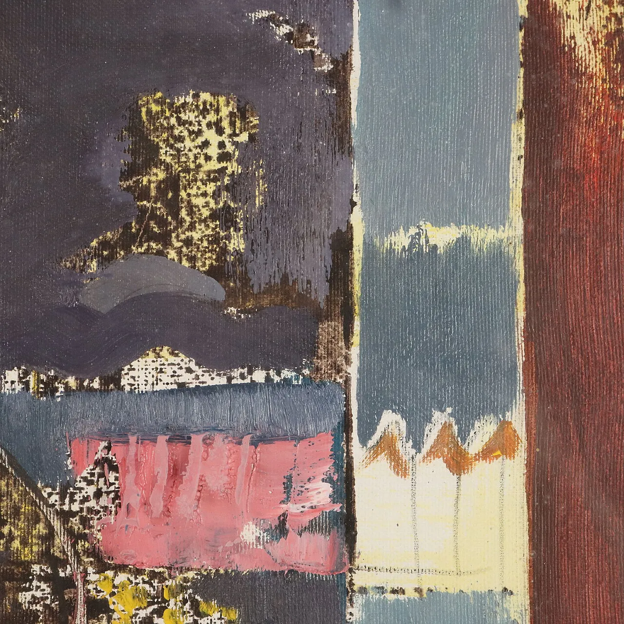 Painting by Gelindo Baron, oil on canvas, 20th century 7