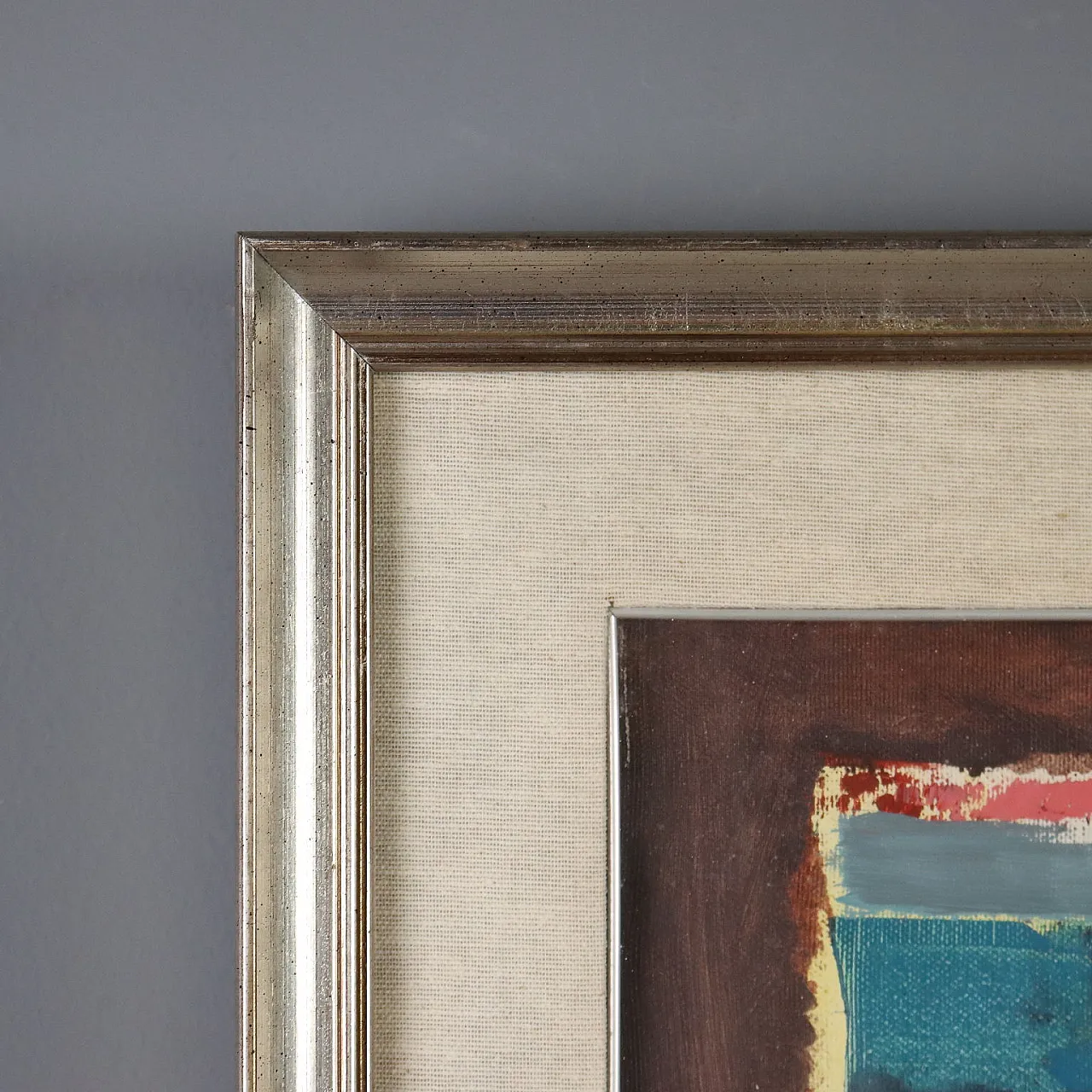 Painting by Gelindo Baron, oil on canvas, 20th century 9