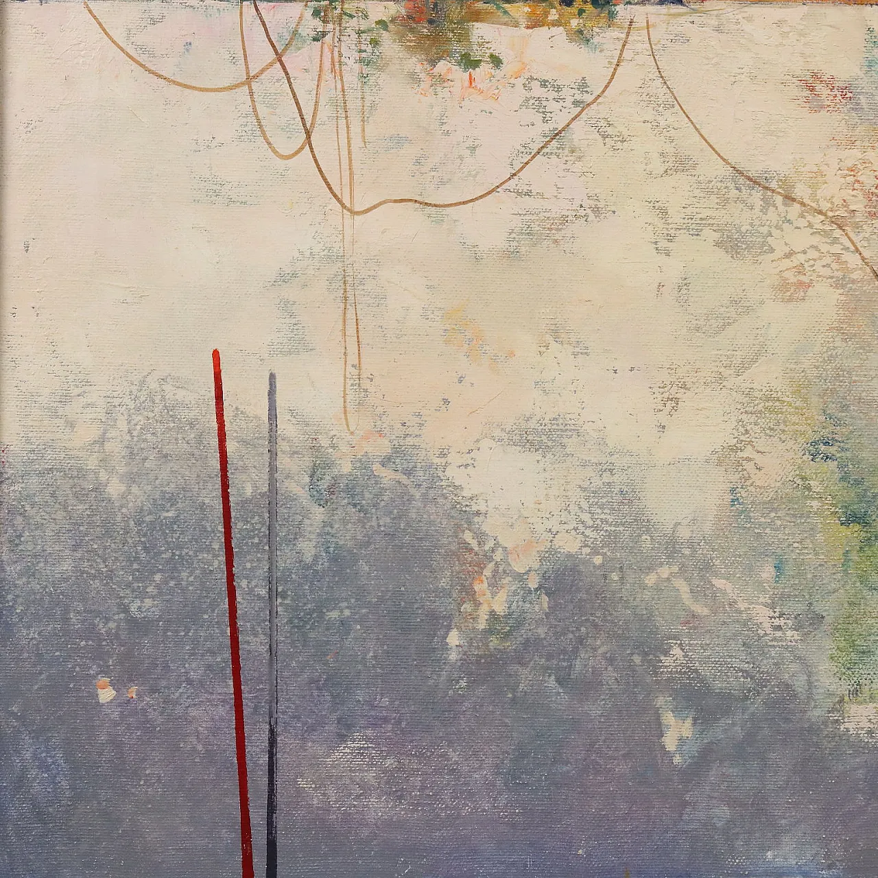 Painting by Temistocle Scola, oil on canvas, 20th century 7
