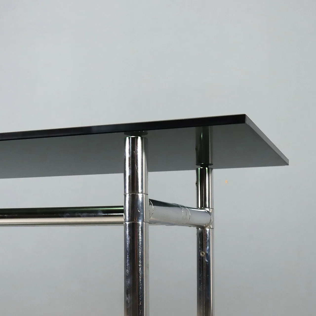Chromed tubing console, 1980s 4
