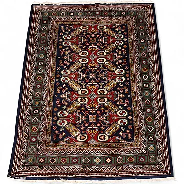 Shirvan rug in cotton and wool, late 20th century