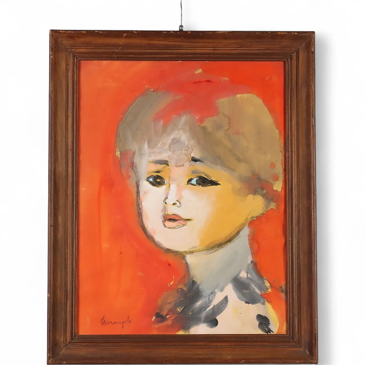 Franz Marangolo, mixed media on cardboard, 1960s 11