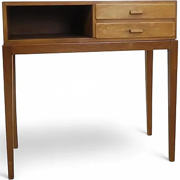 Mid-Century Danish beech entry table, 1960s