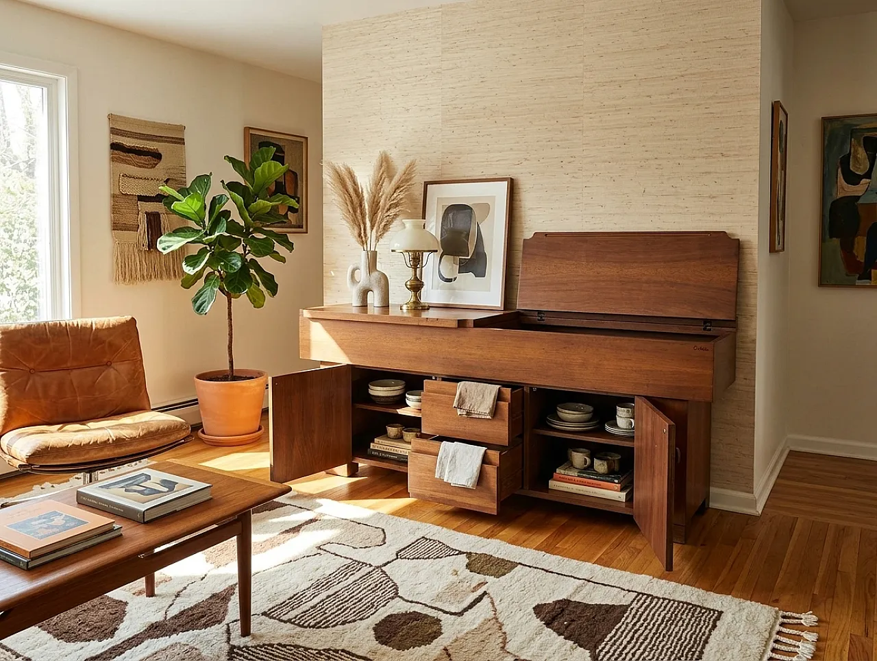 Torbecchia sideboard by Giovanni Michelucci, 1960s 12