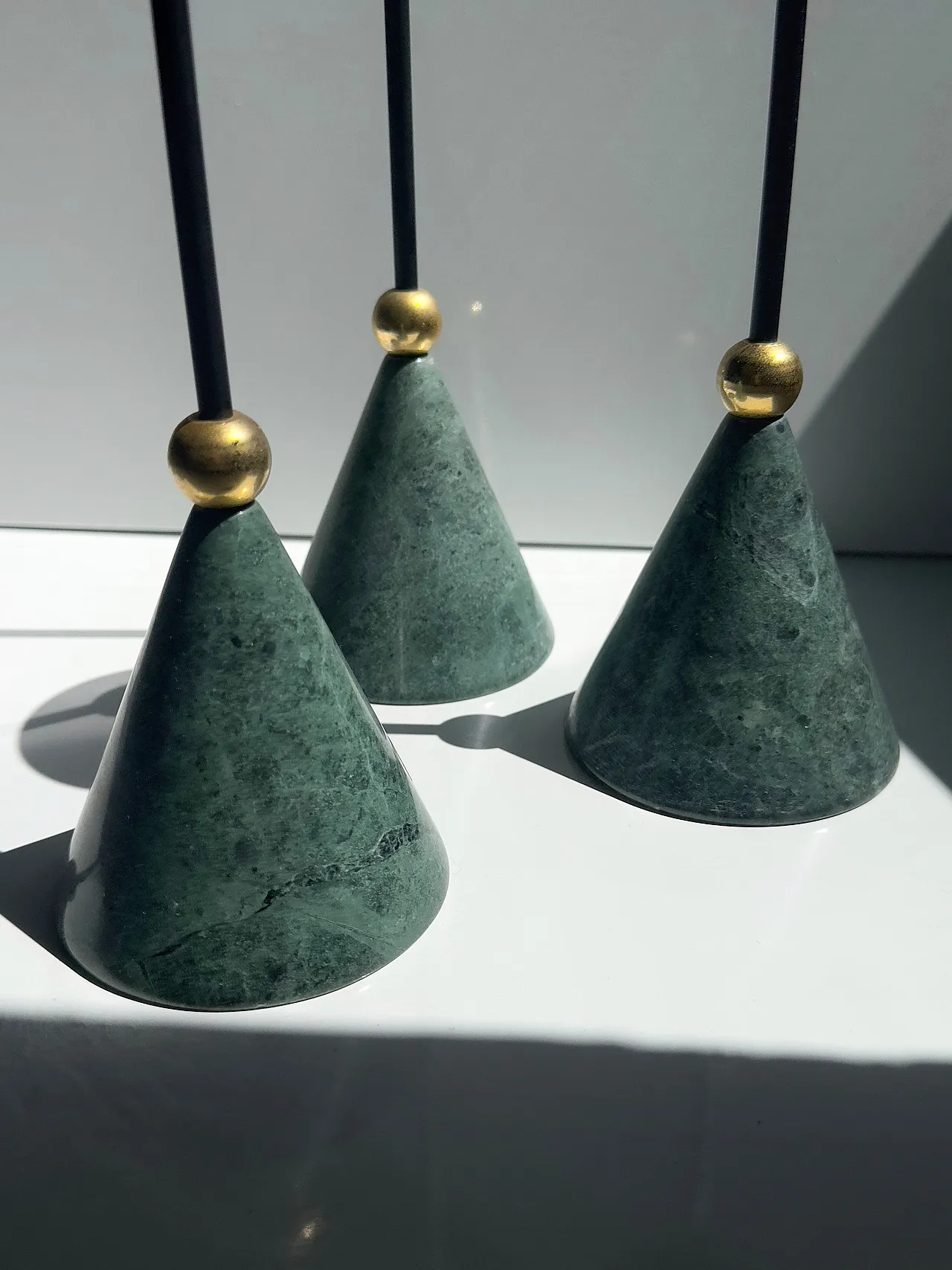 Set of 3 postmodern candlesticks attributed to Christian de Beaumont 4