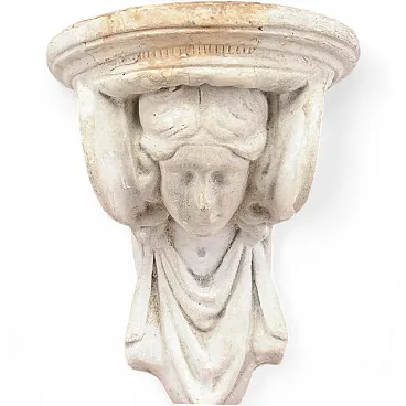 Neoclassical plaster shelf, late 19th century