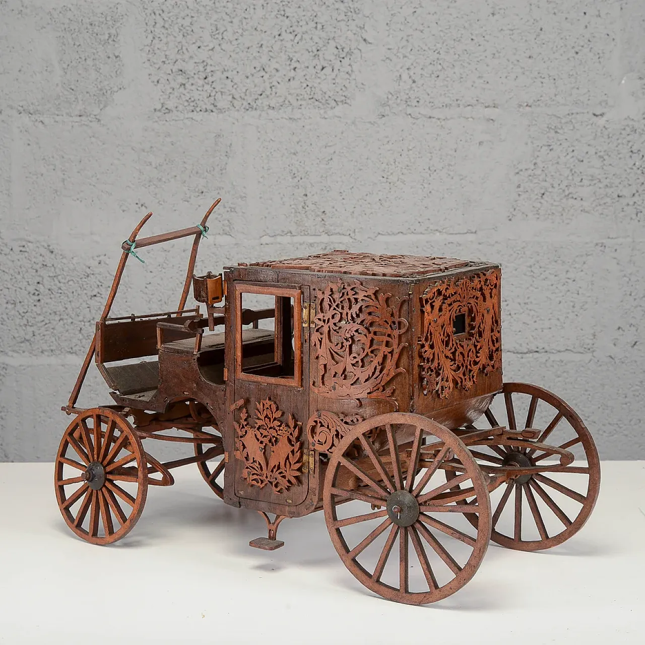 Wooden cigarette carriage, mid-20th century 5