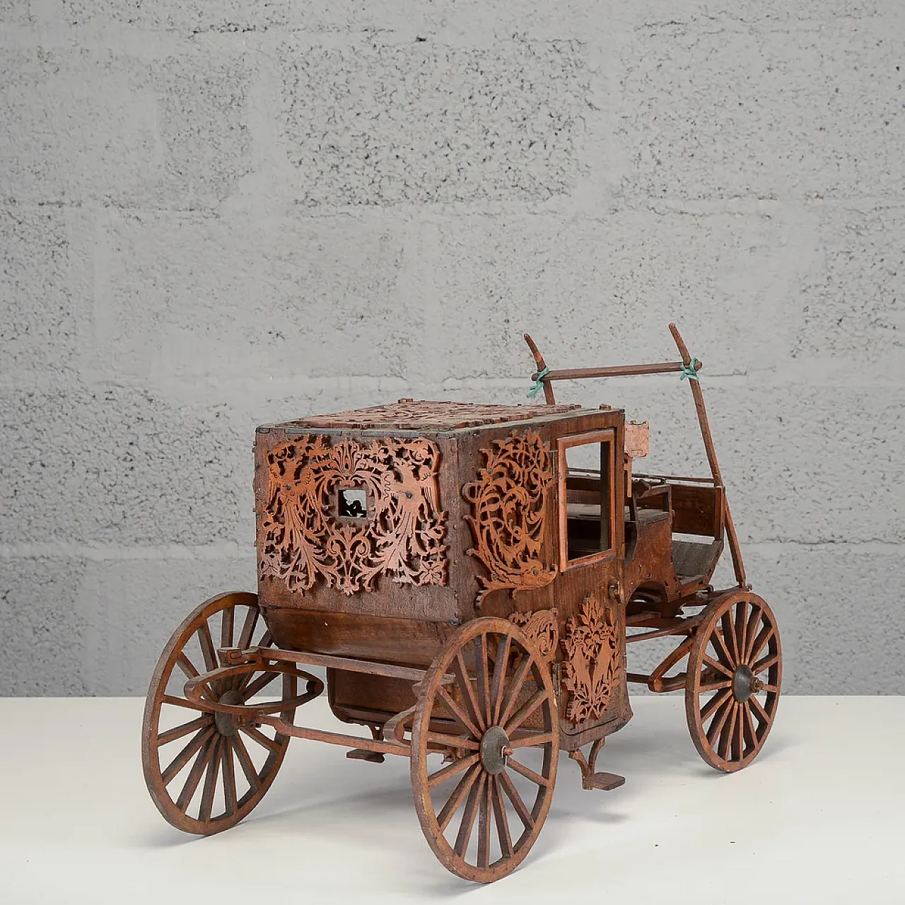 Wooden cigarette carriage, mid-20th century 7
