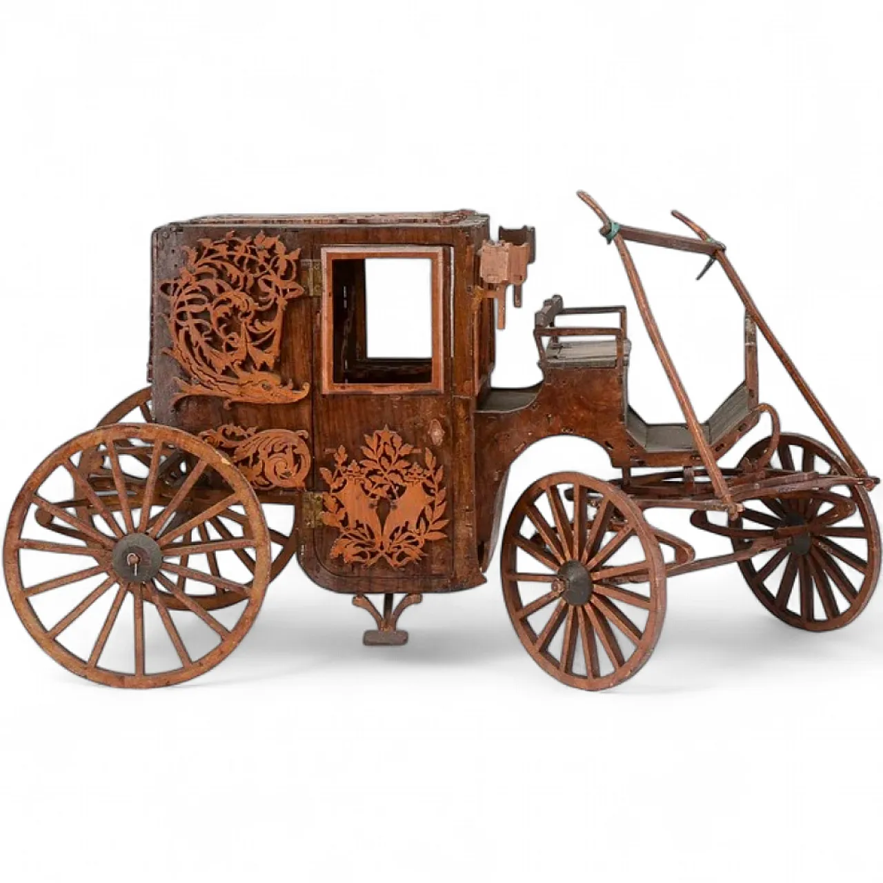 Wooden cigarette carriage, mid-20th century 9