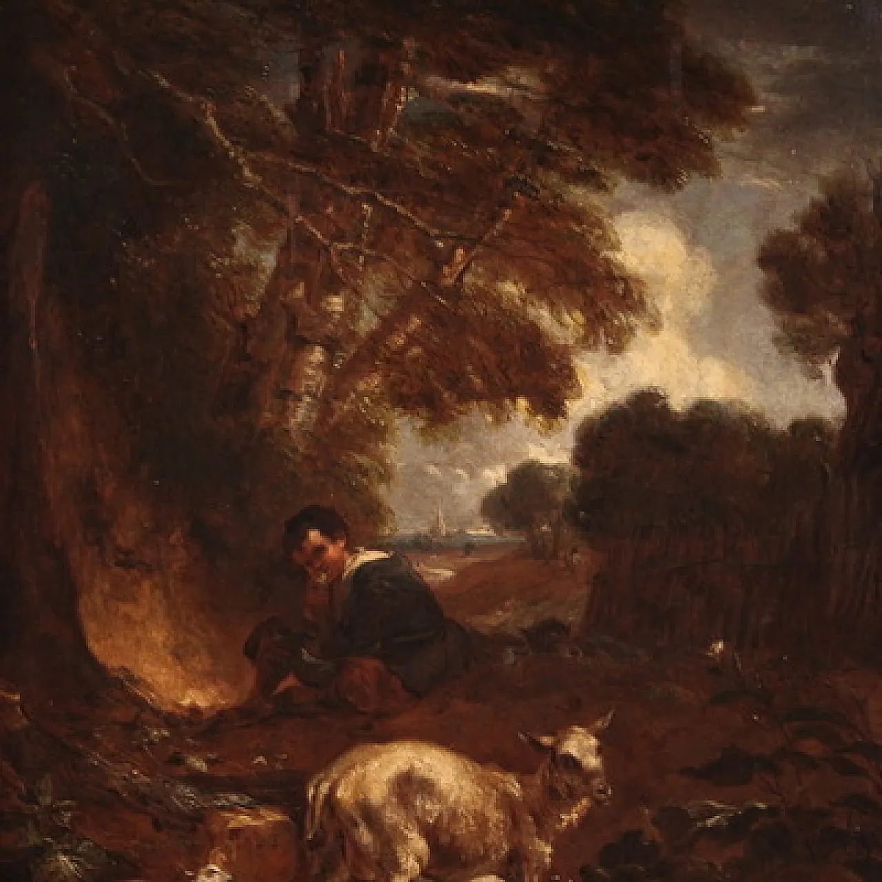 18th century English painting, pastoral landscape 3