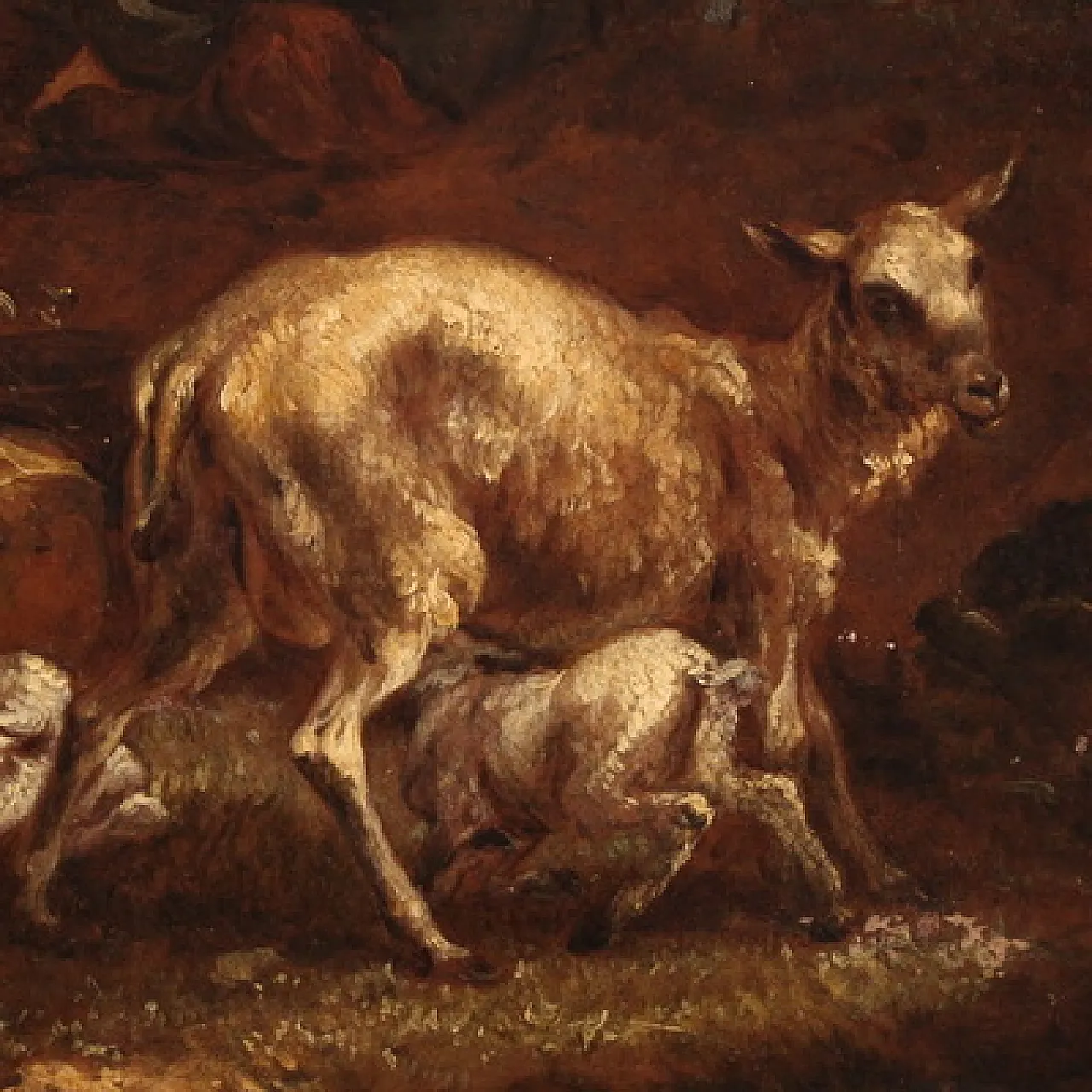 18th century English painting, pastoral landscape 6