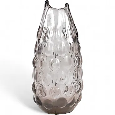 Piccolo vaso a forma di fagiolo di Jan Sylwester Drost per la vetreria Ząbkowice, 1970