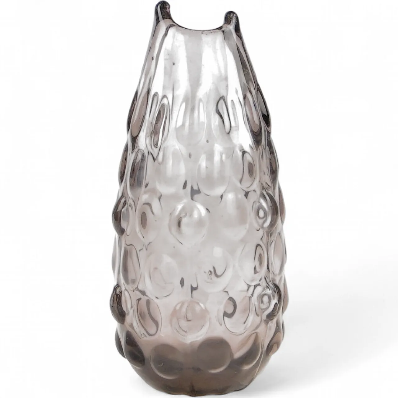 Piccolo vaso a forma di fagiolo di Jan Sylwester Drost per la vetreria Ząbkowice, 1970 10