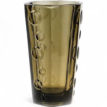 Vaso Soda di Jan Sylwester Drost per Ząbkowice Glassworks, anni '70
