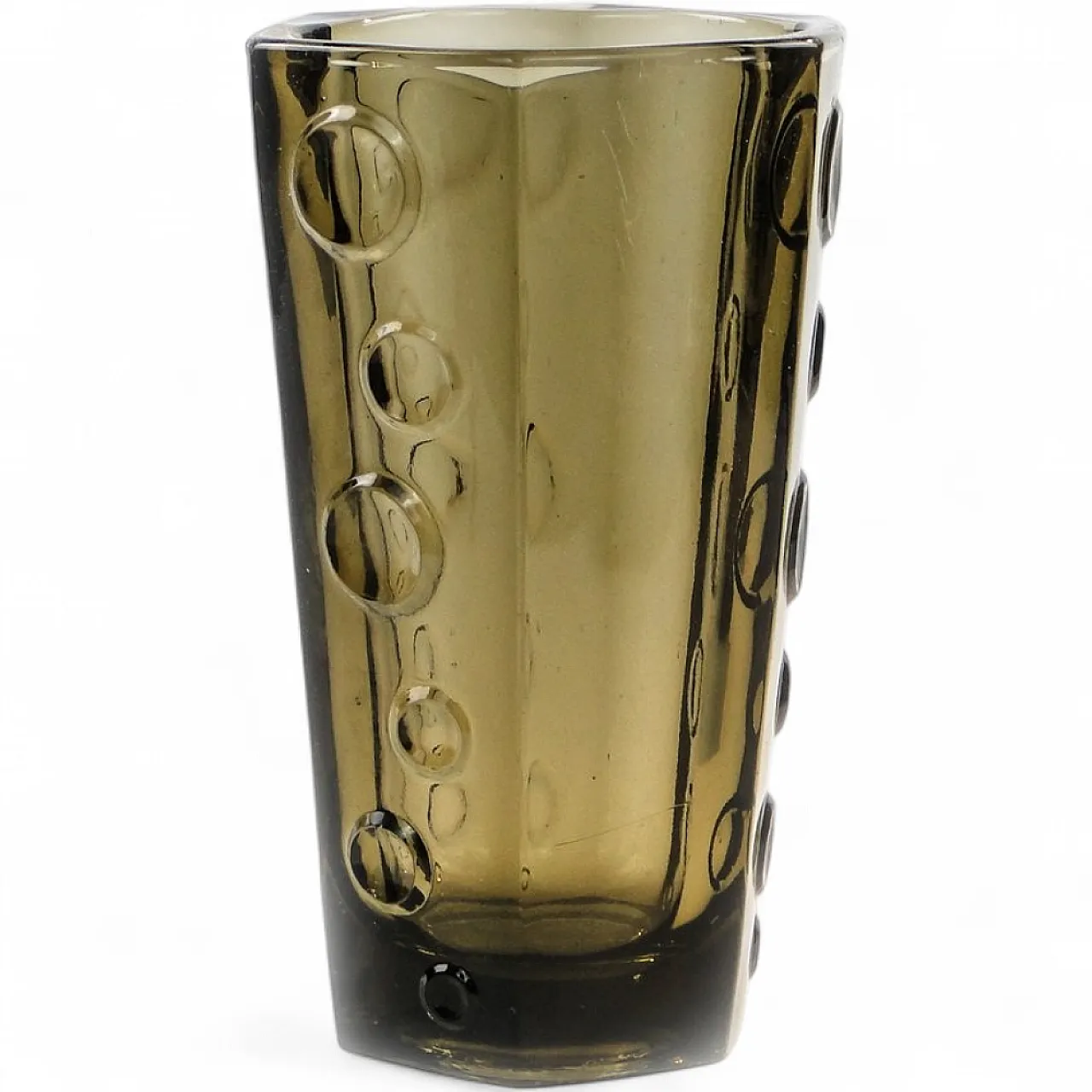Vaso Soda di Jan Sylwester Drost per Ząbkowice Glassworks, anni '70 10