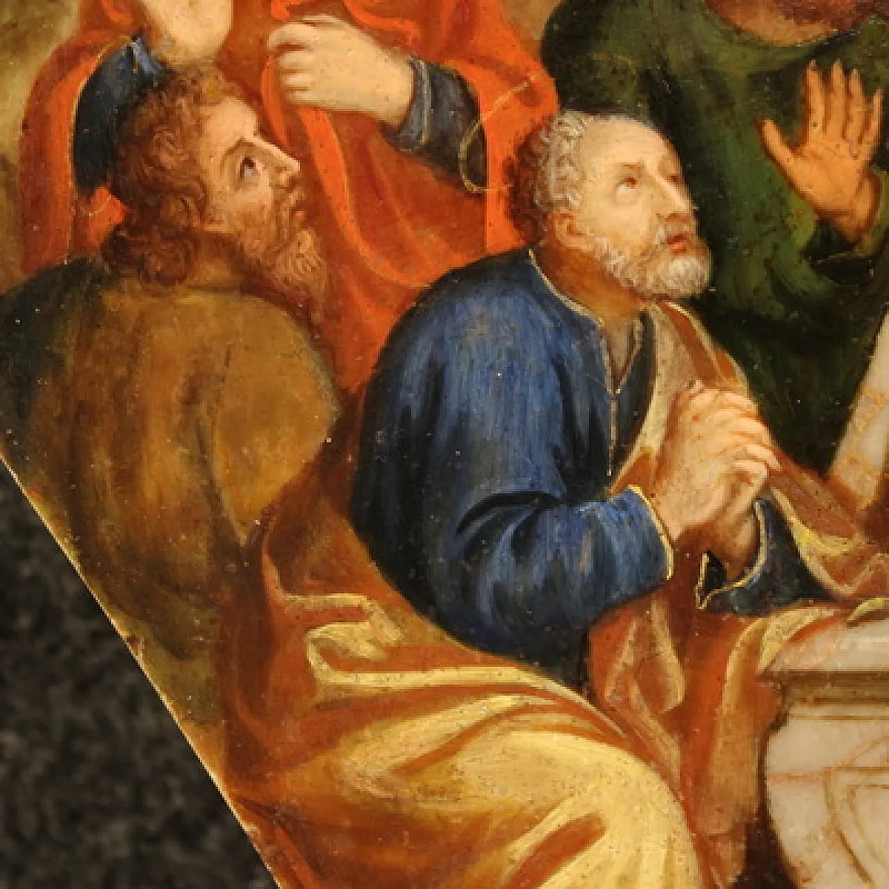 Dipinto ad olio su marmo, '500 9