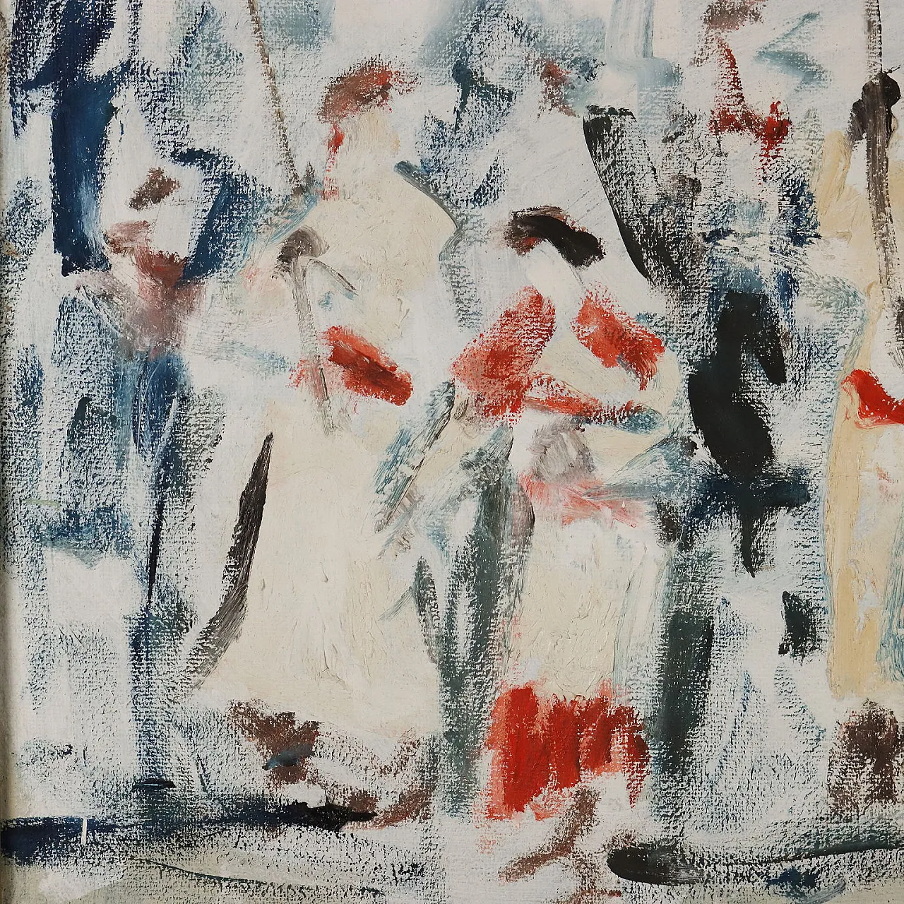 Painting by Fernando Wamprechts, oil on canvas, 20th century 4