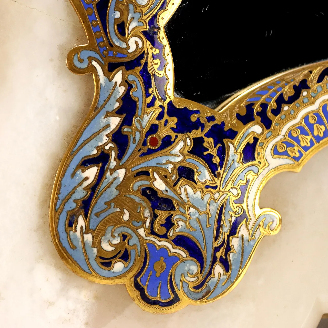 Champleré and Ormolu table mirror, 20th century 4