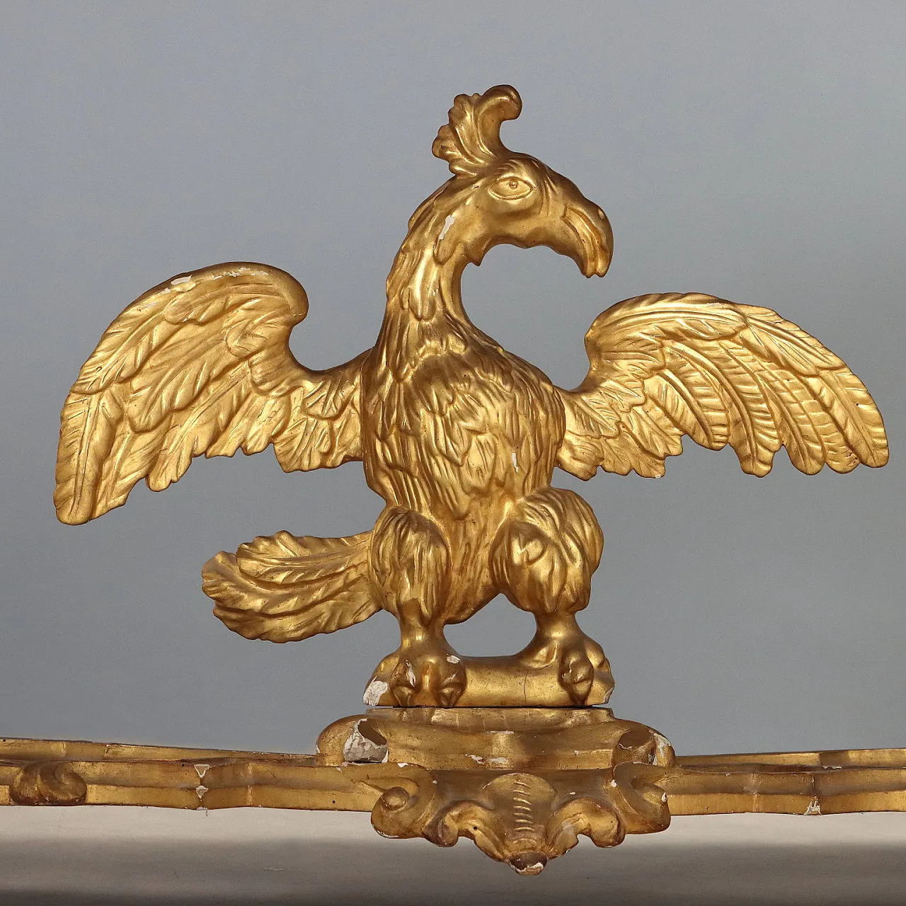 Console in carved and gilded wood, mid-19th century 4