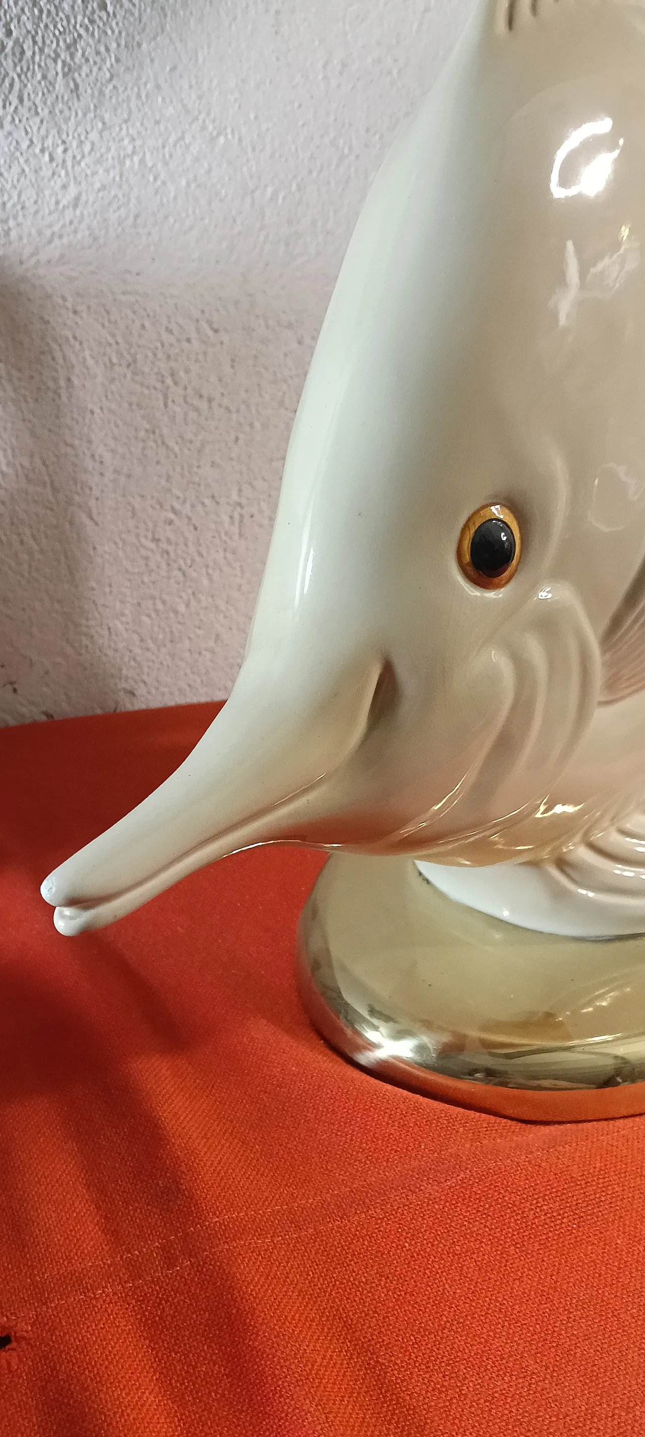 Fish-shaped lamp attributed to Giulia Mangano, 80s 6