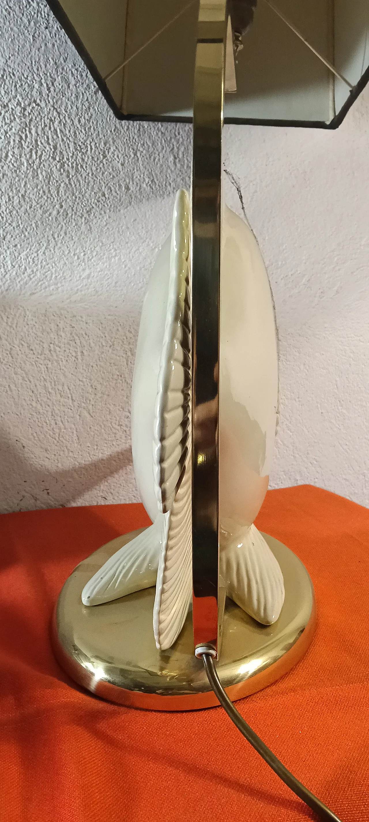 Fish-shaped lamp attributed to Giulia Mangano, 80s 8