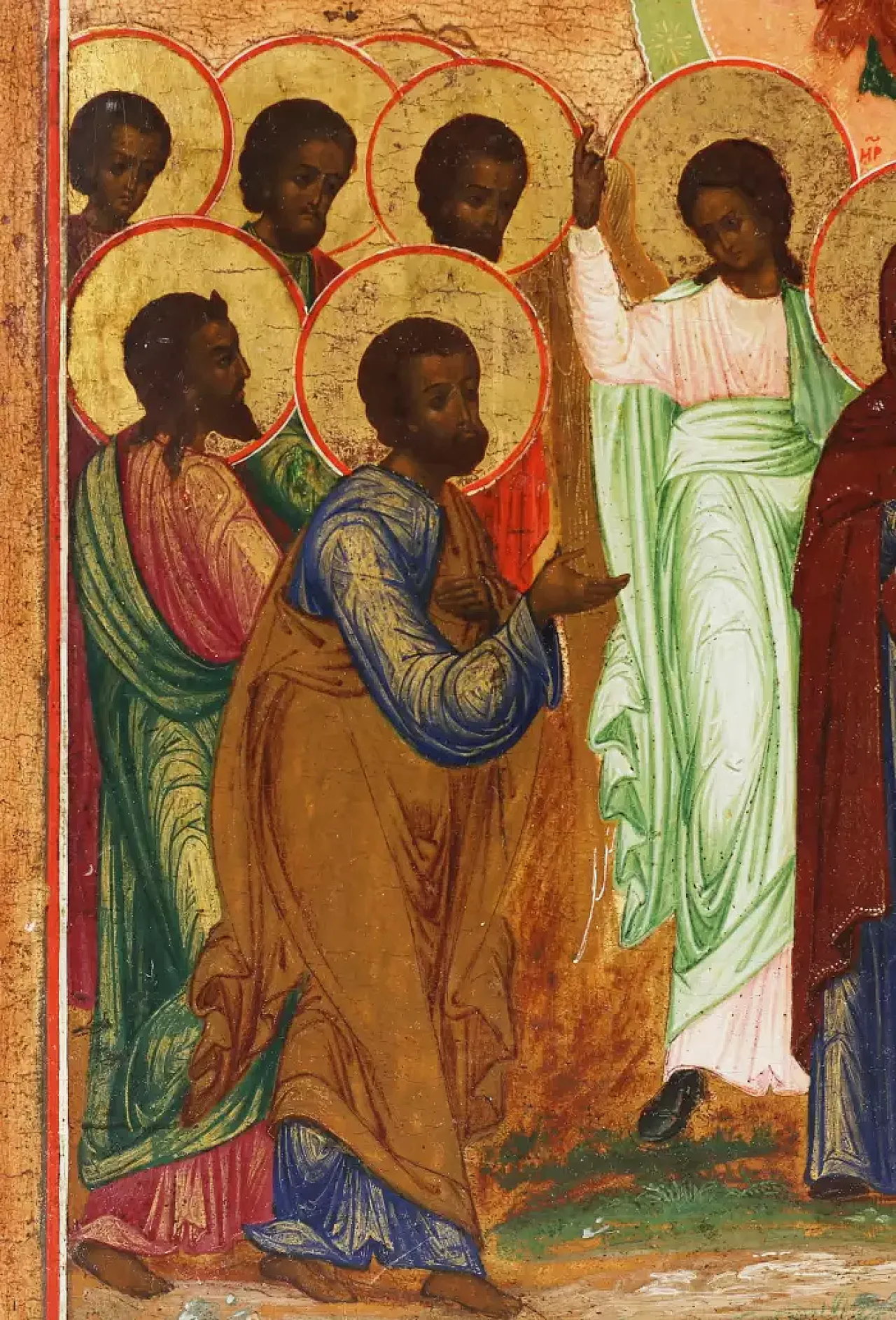 Icon of the Ascension of Christ, 19th century 5