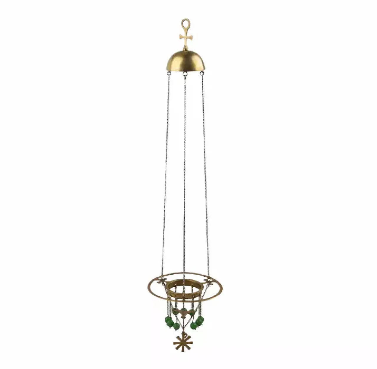 Lampada a olio sospesa di Sergei Ivanovich Vashkov, inizio '900 1