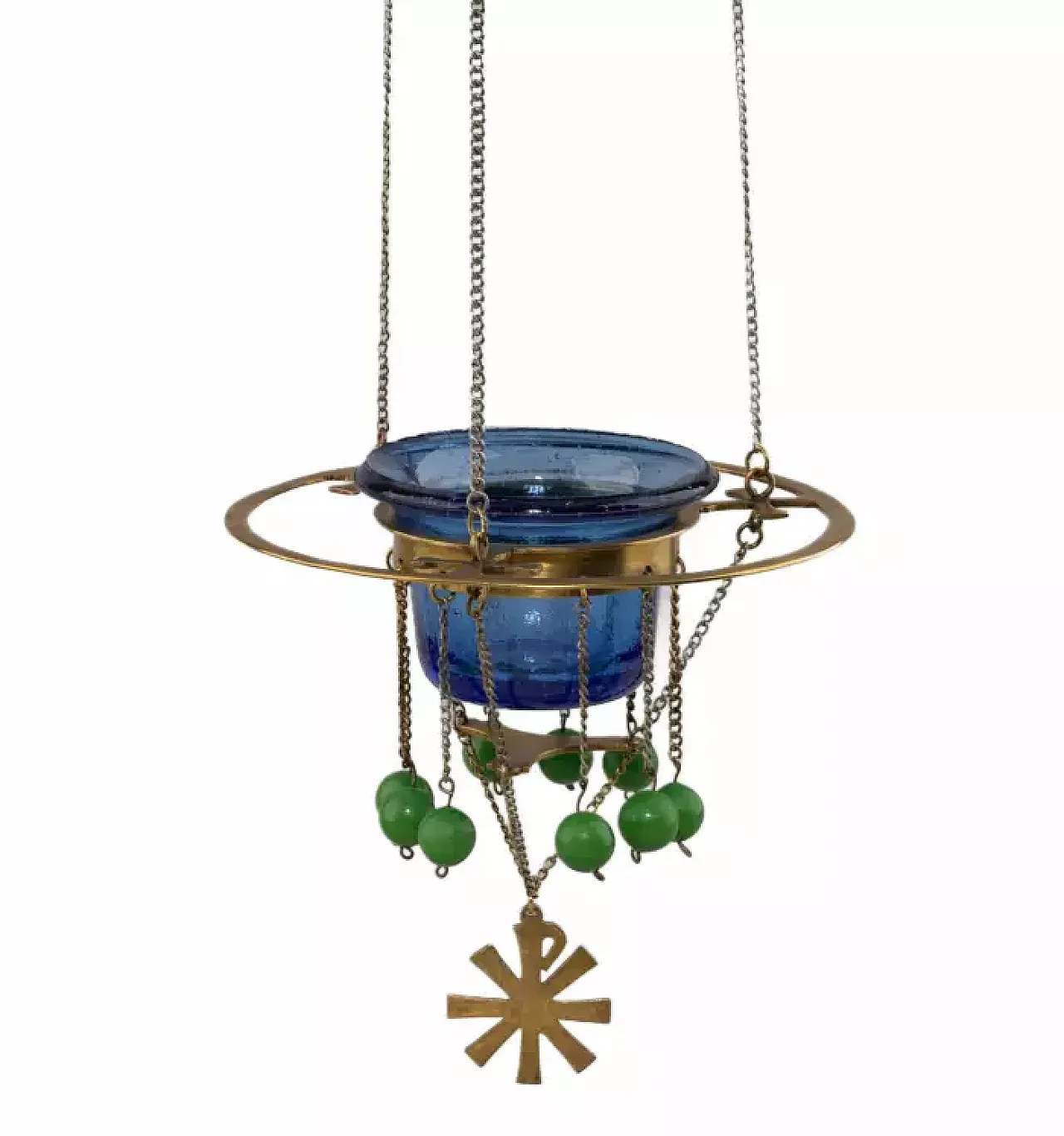Lampada a olio sospesa di Sergei Ivanovich Vashkov, inizio '900 4