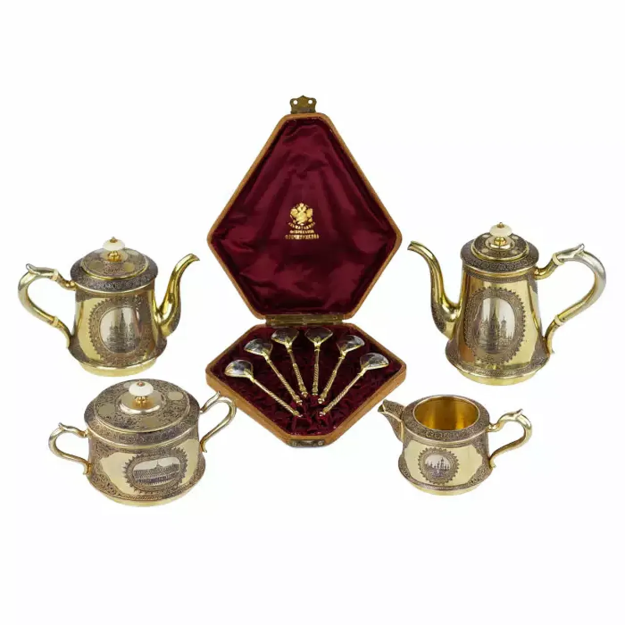 Set da tè e caffè di Pavel Ovchinnikov, '800 1